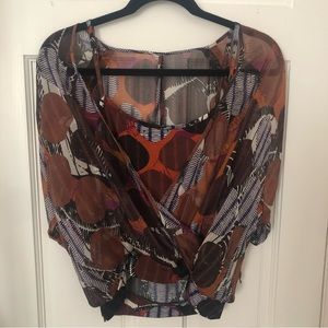 Vintage Mariella Rosati Silk Shirt